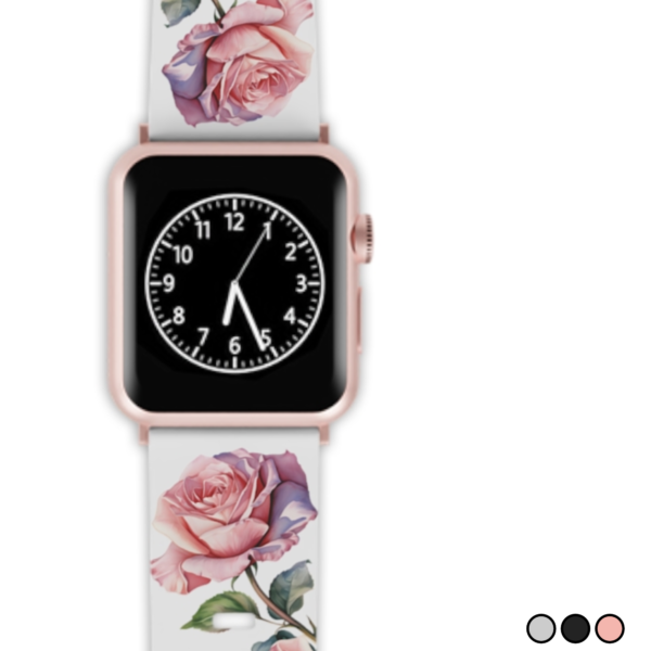 Rose Pattern Apple Watch band