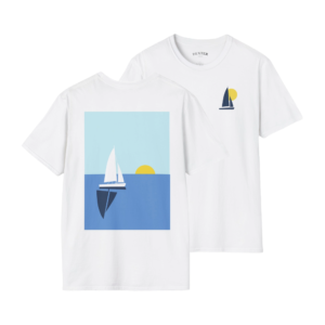 Sailboat Sunset Nautical Summer Shirt