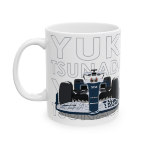 Yuki Tsunoda AlphaTauri AT04 car Ceramic Mug 11oz