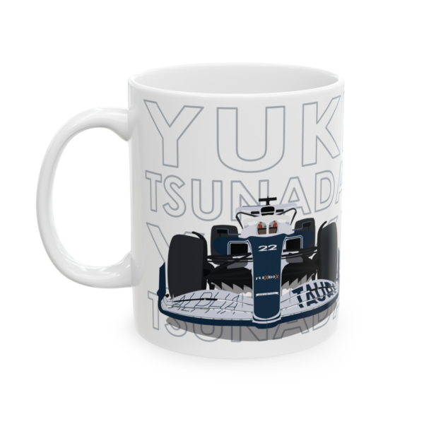 Yuki Tsunoda AlphaTauri AT04 car Ceramic Mug 11oz