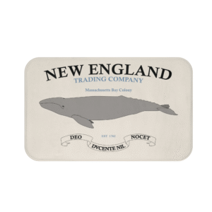 Grey Whale Vintage Bath Mat