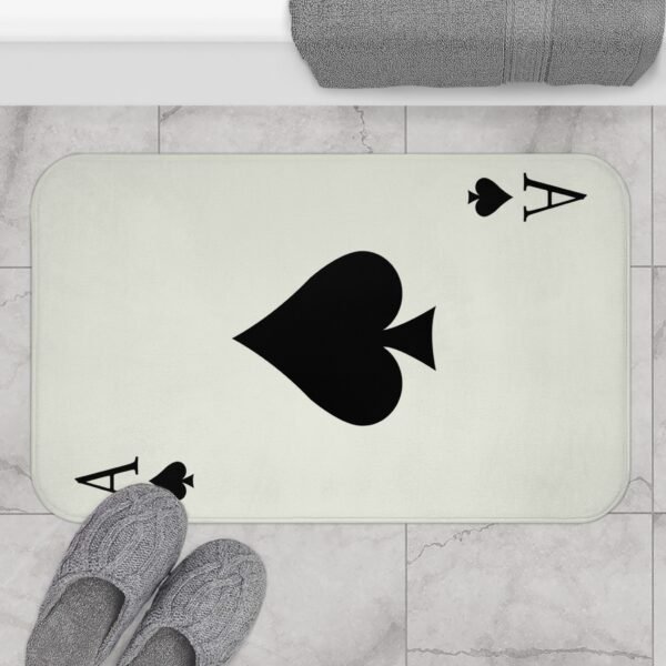 Ace of Spades Bath Mat - Image 5