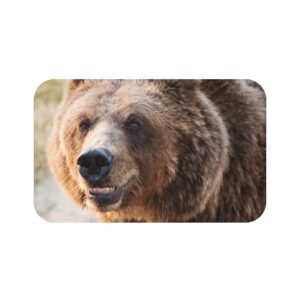Grizzly Bear Bath Mat
