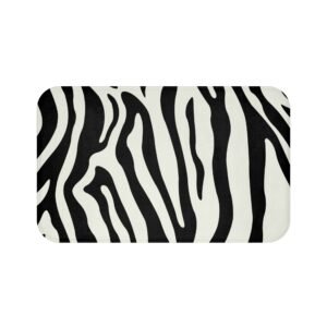 Zebra Stripe Bath Mat