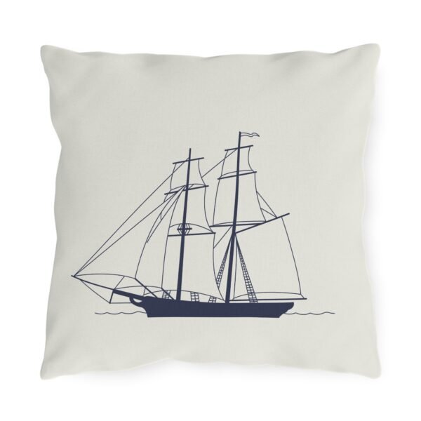 Tall Ship Outdoor Pillow