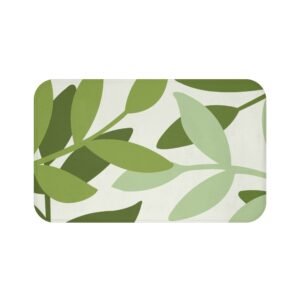 Green Leaf Bath Mat