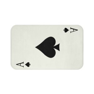 Ace of Spades Bath Mat