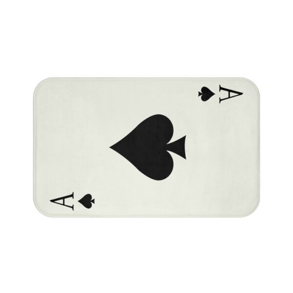 Ace of Spades Bath Mat