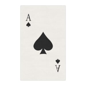 Ace of Spades Cotton Twill Tea Towel