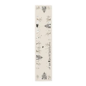 Spooky Halloween Twill Cotton Table Runner