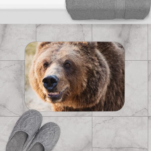 Grizzly Bear Bath Mat - Image 3