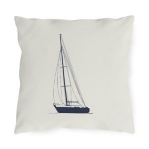 Sail Boat Outdoor Pillow