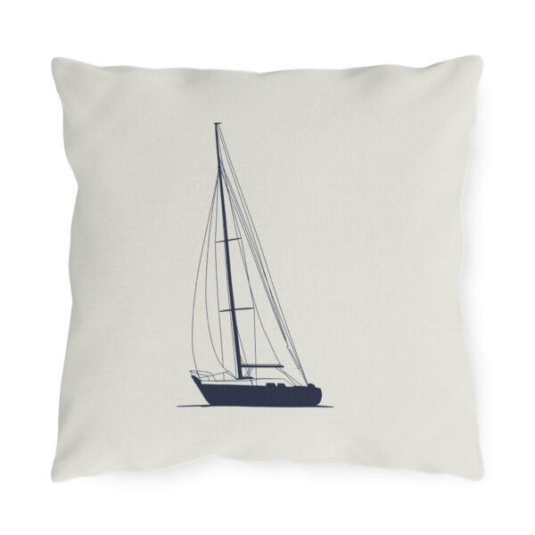 Sail Boat Outdoor Pillow