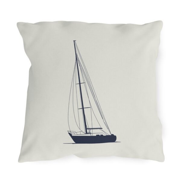 Sail Boat Outdoor Pillow - Image 4