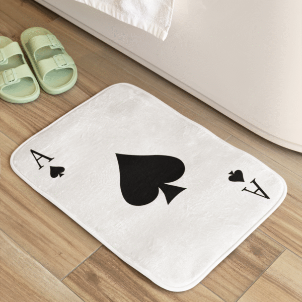 Ace of Spades Bath Mat - Image 3