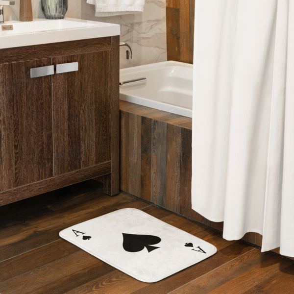 Ace of Spades Bath Mat - Image 4